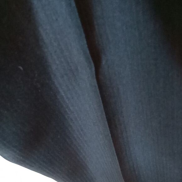 First Issue Women's Petite 12 Wide leg Black Pin Stripe high rise Pants. Office - Picture 4 of 9